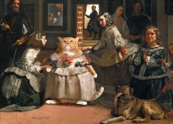 Diego Velazquez, Las Meowninas, or Fashion victim